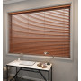 Autumn Scratched Bamboo Wooden Blind