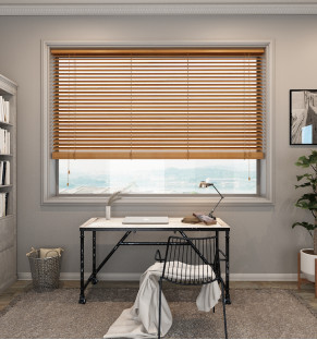 Golden Flow Bamboo Wooden Blind