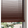 Polished Bark Bamboo Wooden Blind