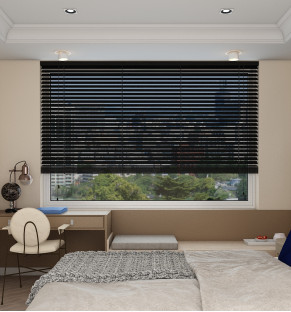Licorice Basswood Wooden Blind