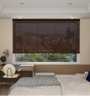 Tapanade Basswood Wooden Blind