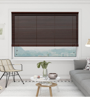 Chocolate Brown Marupa Wooden Blind