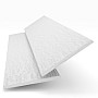 Crimpled White Fauxwood Wooden Blind