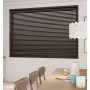 Engraved Cocoa Fauxwood Wooden Blind