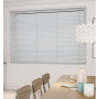 Ripply Grey Fauxwood Wooden Blind