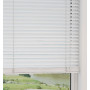 Smooth Ice Fauxwood Wooden Blind