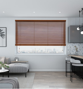 Mild Spice Paulownia Wooden Blind
