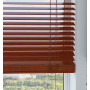 Scenic Ginger Paulownia Wooden Blind
