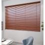 Reddish Grained Pine Wooden Blind