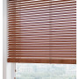 Reddish Grained Pine Wooden Blind