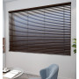 Wavy Caramel Pine Wooden Blind