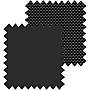 Blackout Black/Screen Black Ash - Double Roller Blind