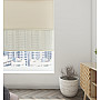 Blackout Custom Cream/Screen Biscuit - Double Roller Blind