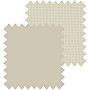 Blackout Custom Cream/Screen Biscuit - Double Roller Blind