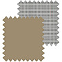 Blackout Earthen/Screen Mist - Double Roller Blind