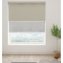 Blackout Pebble/Screen Moss - Double Roller Blind