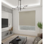Blackout Pebble/Screen Moss - Double Roller Blind
