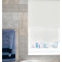 Blackout Linen/Screen Offwhite - Double Roller Blind