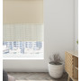 Blackout Sesame/Screen Biscuit - Double Roller Blind