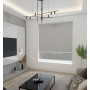 Blackout Soft Grey/Screen White Grey - Double Roller Blind