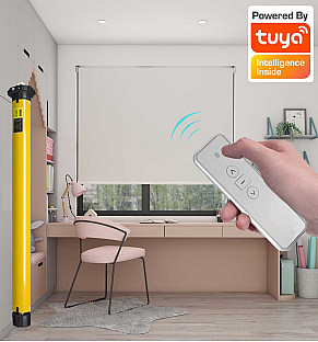 Cotton Dawn - Motorised Battery Roller Blind