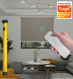 Nutmeg Dawn - Motorised Battery Roller Blind
