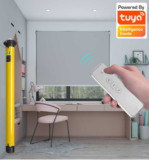 Soft Grey Dawn - Motorised Battery Roller Blind