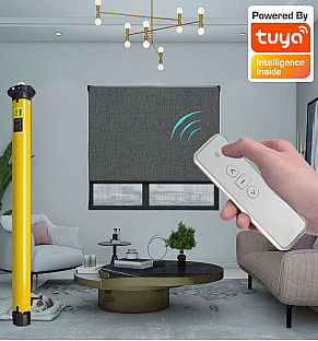 Portland Tapestry - Motorised Battery Roller Blind