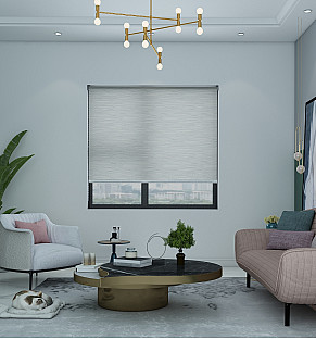Chalk Light Filtering LeReve - Roller Blind