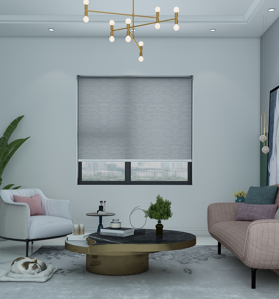 Graphite Light Filtering LeReve - Roller Blind