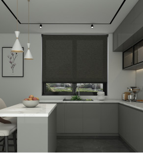 Pewter Light Filtering LeReve - Roller Blind
