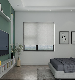 Buff Light Filtering Tapestry - Roller Blind