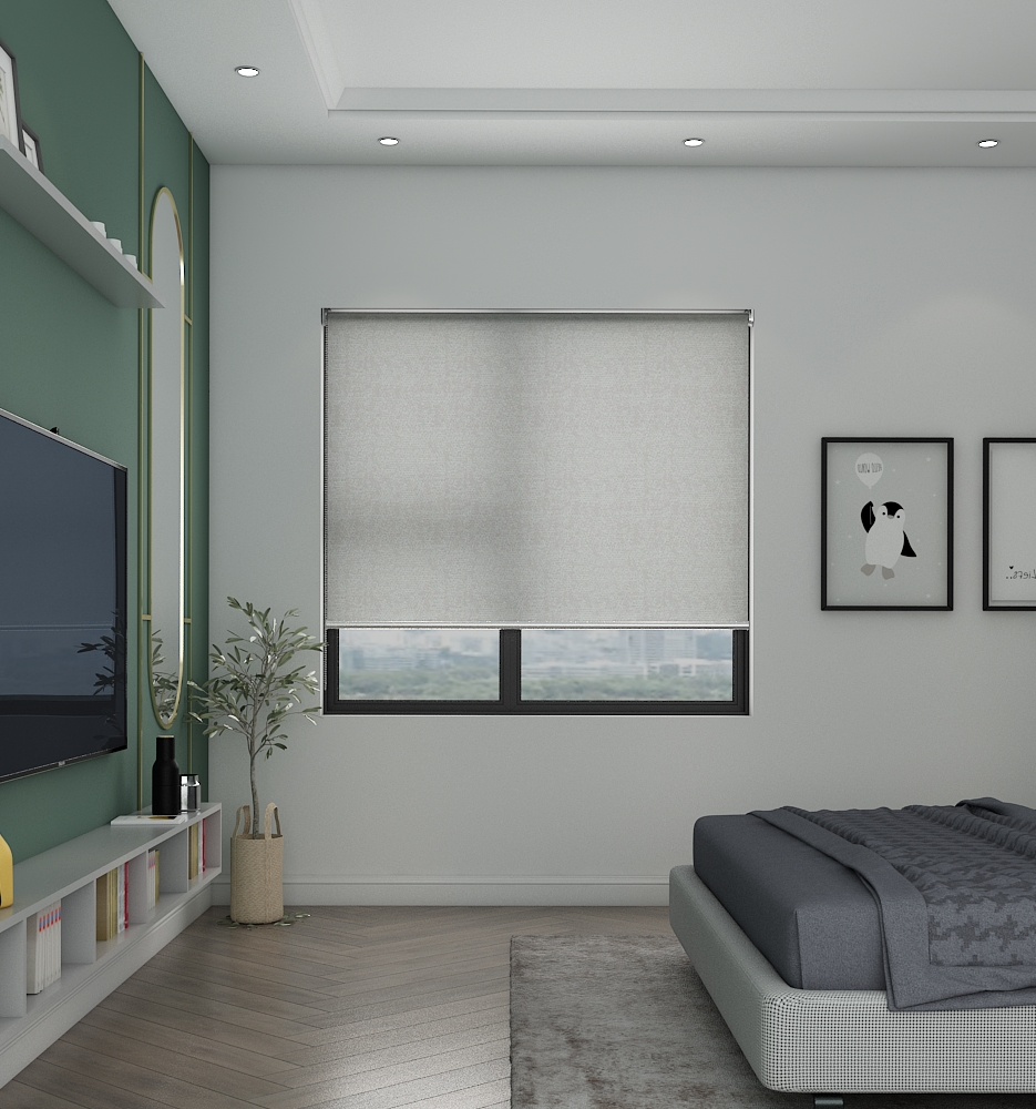 Concrete Light Filtering Tapestry - Roller Blind