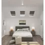  Olivish Gray Blackout Skylight Blind