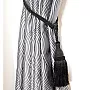 Tassle Tieback Black