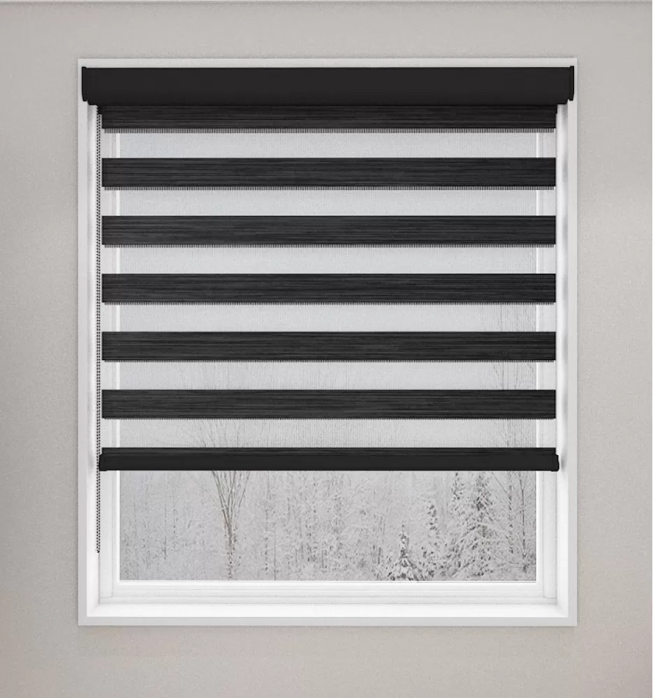 Charcoal Pearl Light Filtering Vision Blind