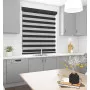 Charcoal Shimmer Light Filtering Vision Blind