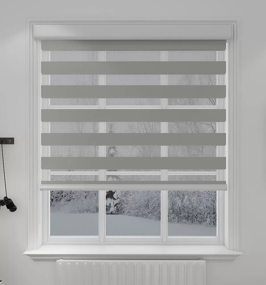 Smooth Dove Grey Light Filtering Vision Blind