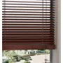 Polished Bark Bamboo Wooden Blind