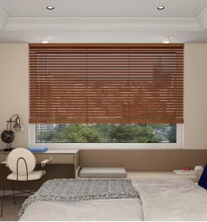 Autumn Basswood Wooden Blind