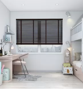 Marupa Deluxe Chestnut Brown Wooden Blind