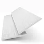 Crimpled White Fauxwood Wooden Blind
