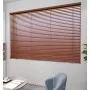 Reddish Grained Pine Wooden Blind
