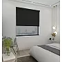Blackout Black/Screen Black Ash - Double Roller Blind