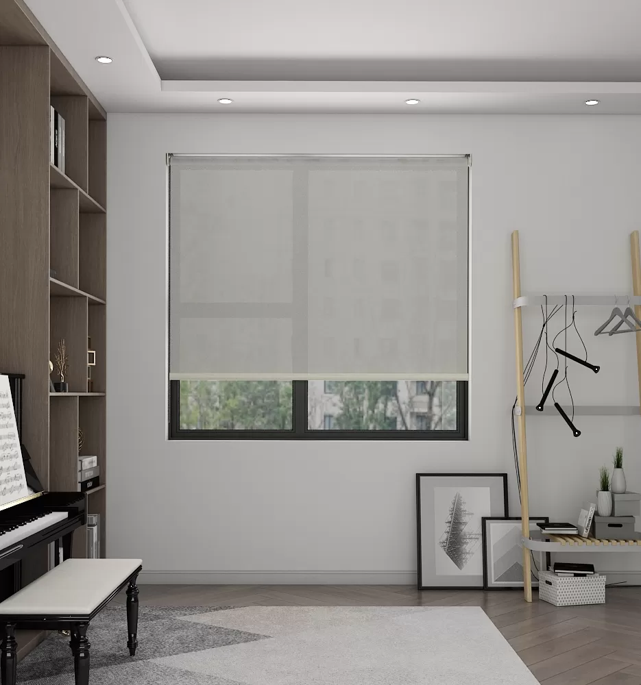 Limestone Light Filtering Belice - Roller Blind