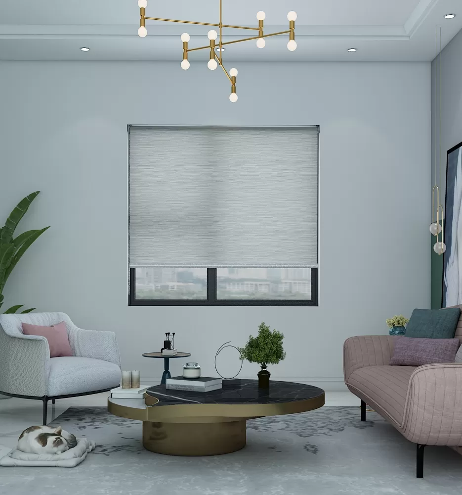 Chalk Light Filtering LeReve - Roller Blind