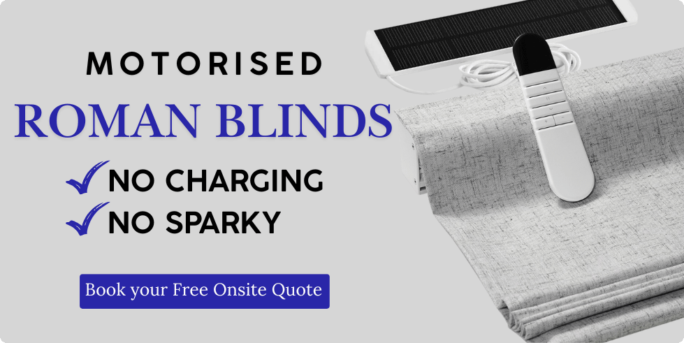 Motorised Roman Blinds Mobile