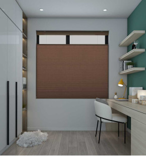 Grain Bark Blackout Honeycomb Blind