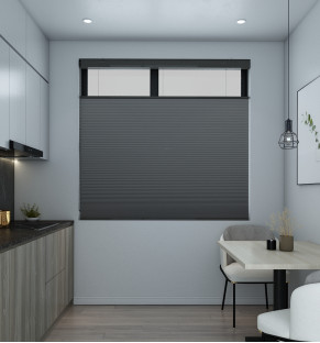  Slate Blackout Honeycomb Blind