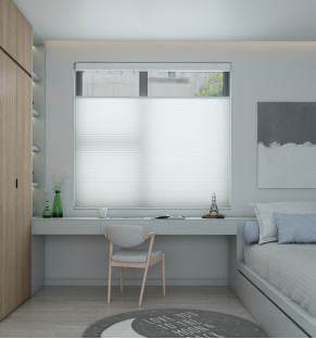 Cloud Sunfiltering Honeycomb Blind